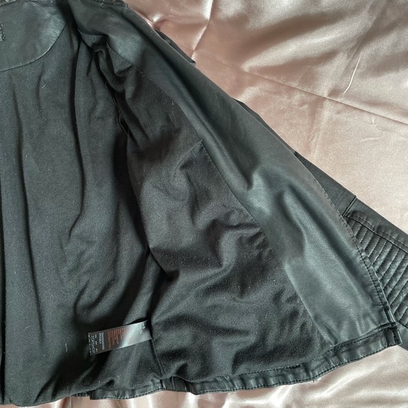 Topshop | Faux Leather Peplum Biker Jacket - Picture 12 of 12